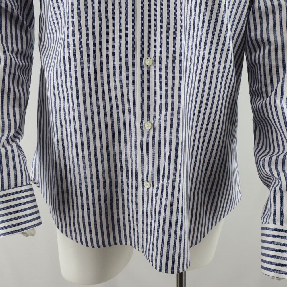 SuitSupply Egyptian Cotton Button Up Dress‎ Shirt Mens 41-7 / 16L - Picture 4 of 8